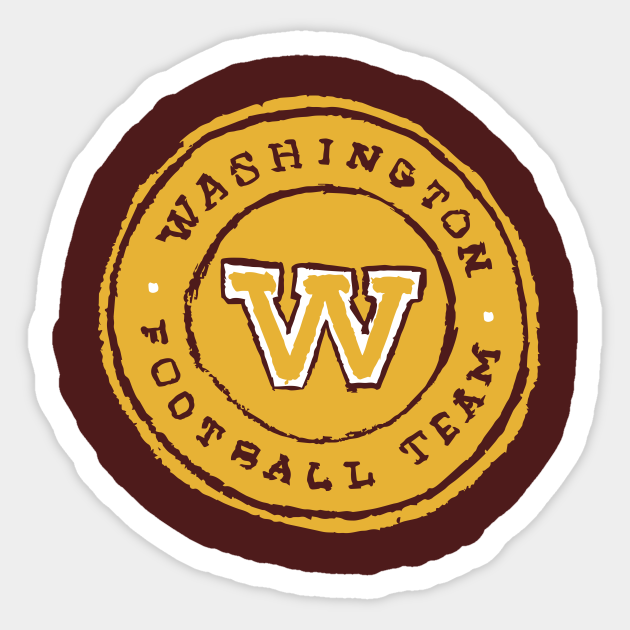 Washingtoooon Football Team 07 Washington Football Team Sticker
